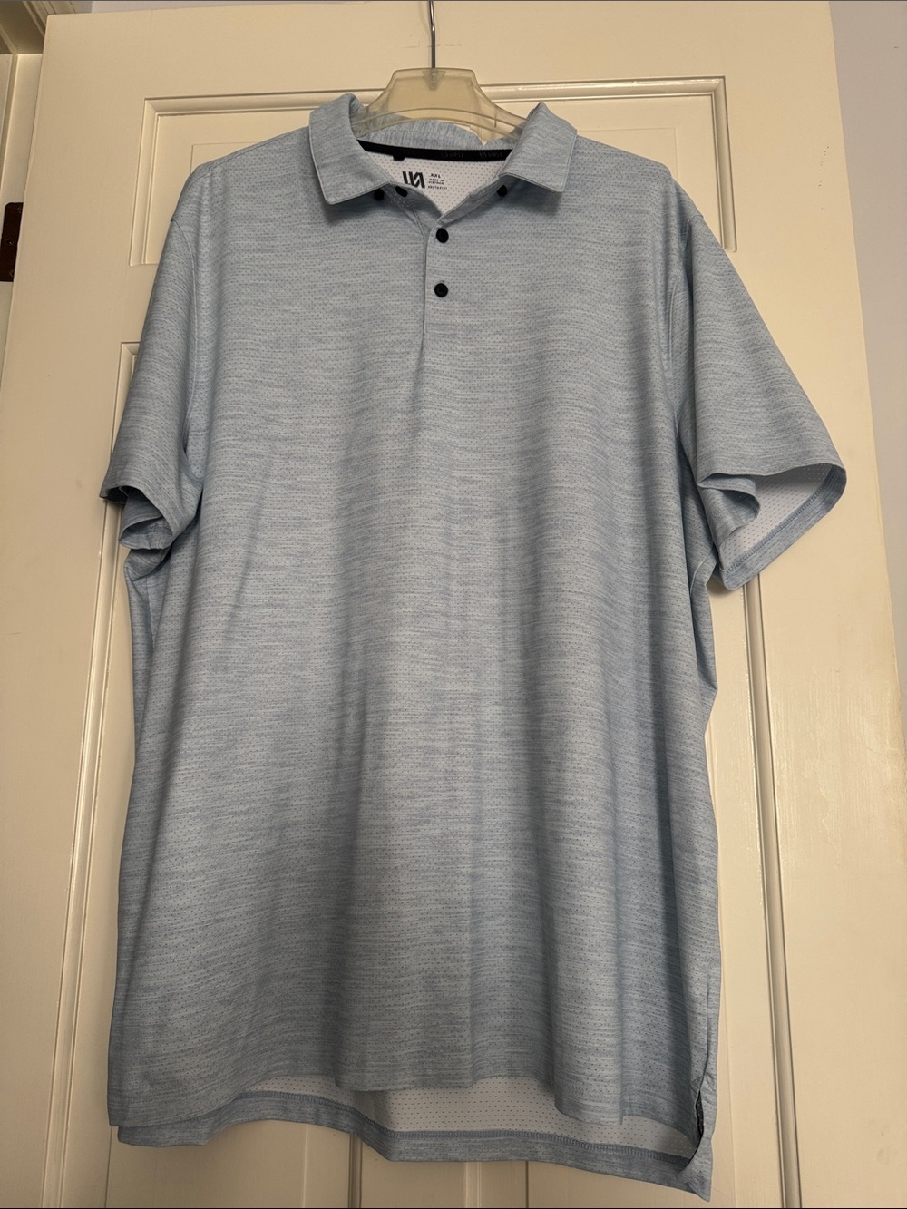 Men's Light Blue Polo Shirt by Van Heusen - Classic Performance